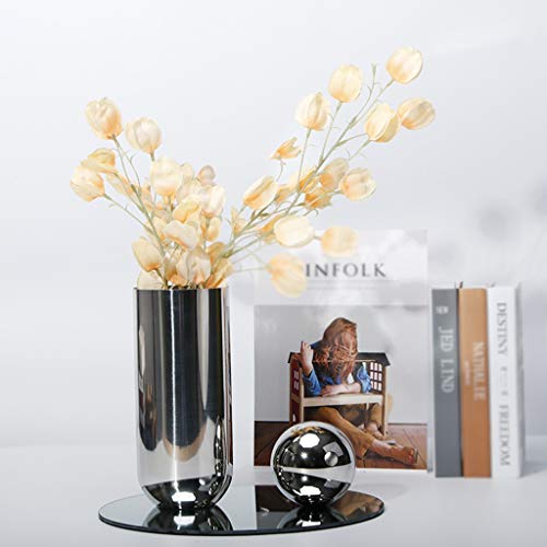 Vase en acier inoxydable incassable pour décoration maison - 3