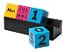 MoMA Perpetual Calendar Cubes Yellow/Pink/Blue