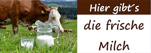 Banner 200 x 70 cm Frische Milch