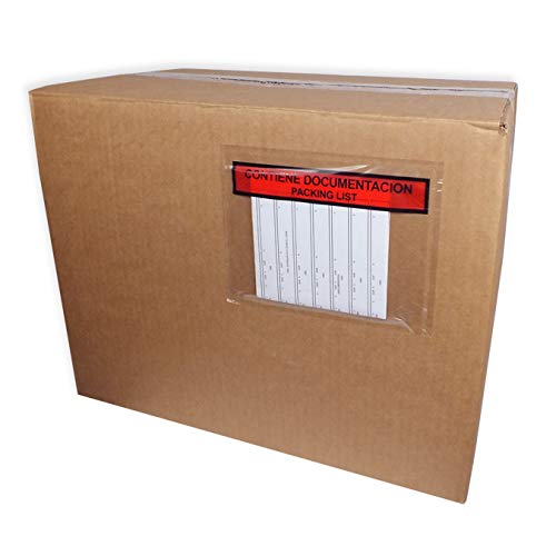 1000 sobres Packing List Adhesivo 175 x 135 mm.