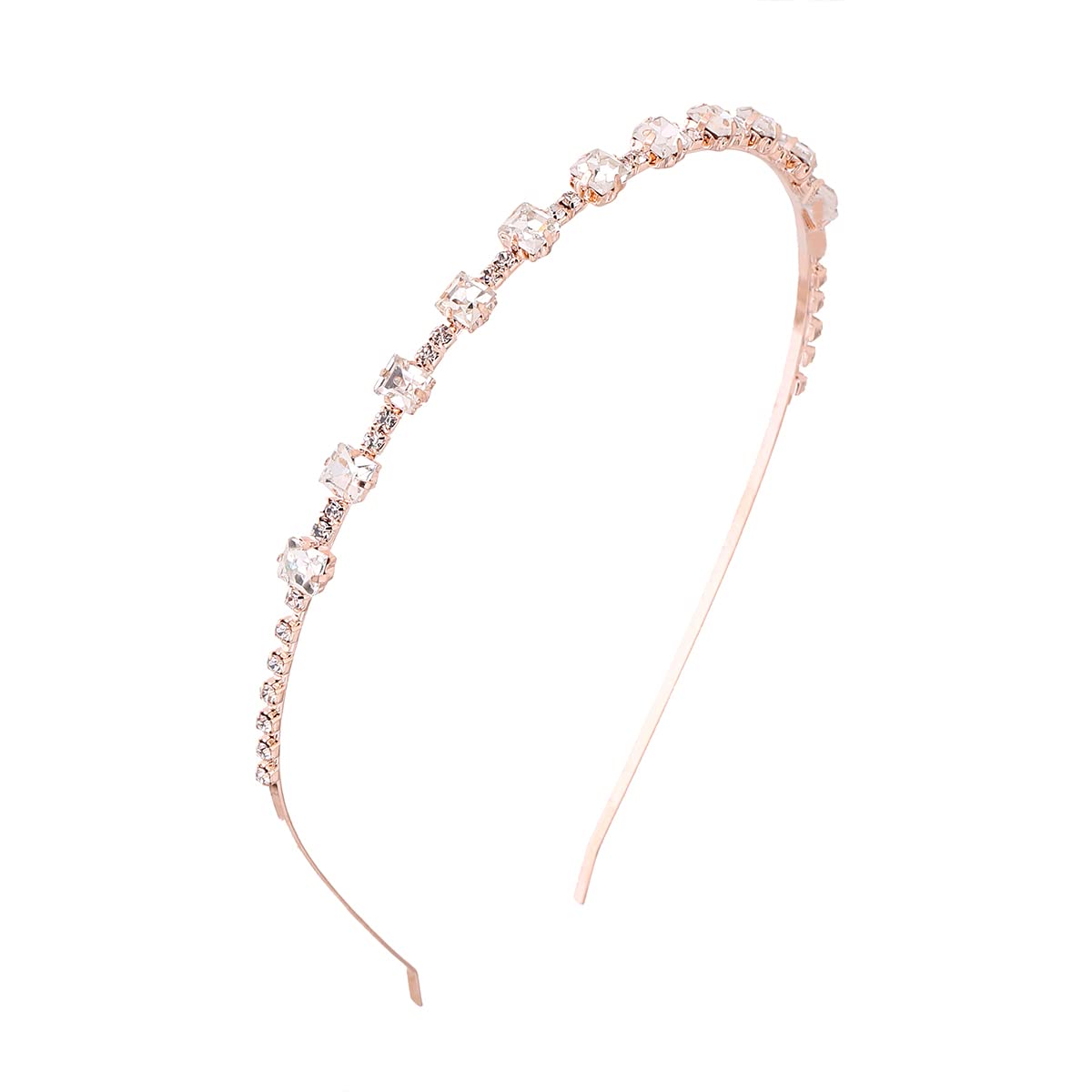 Yellow Chimes Hair Band for Girls & Women Hair Accessories for Women Hairband for Women Head Band Bridal Crystal Headpeice Hairband for Women Birthday Gift for Women & Girls