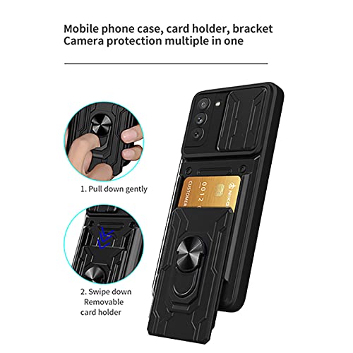 Funda tipo cartera IP 11 Pro Max azul con tarjetero integrado para tarjetas 6