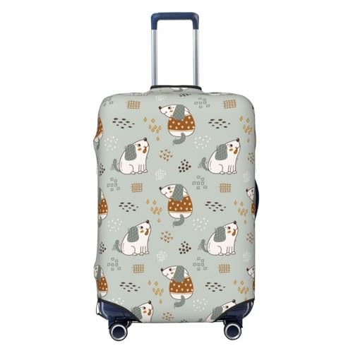 Little Puppies Travel Luggage Covers - Elasticity Suitcase Covers Protector for Luggage 18-32 Inch
