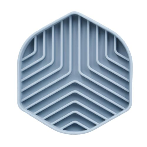 Anti Schling Napf Hunde, Futternapf aus Silikon, rutschfest Langsam Futterautomat Hundenapf für Hunde und Katzen