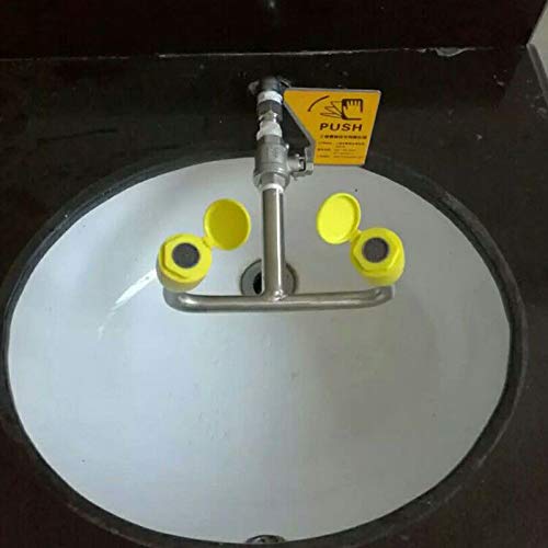 Emergency Eyewash Wall-Mounted Face Washer Station Traditional Series Faucet Mounted Eyewash Station for Personal Use