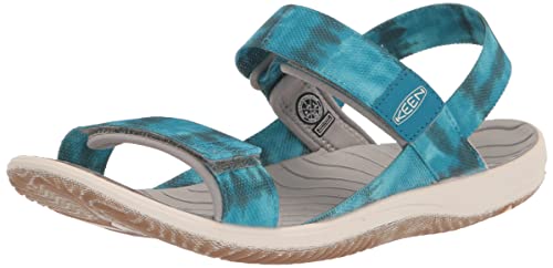 KEEN Unisex Kinder Elle Backstrap Slingback Sandalen, Sea Moss...