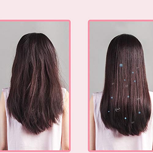 Hair Care Professional PTC Heating Straightener Curler Styler Brush Straighting Ceramic Curling Iron Hot Comb Brushes miniatura 3