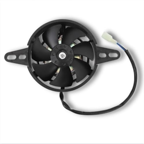 Ventilador de Enfriamiento del Radiador de Motocicleta de 12 V, KIMISS Ventilador Delgado de Plástico Push Pull Radiador Eléctrico Enfriador de Agua con Aceite Ventilador