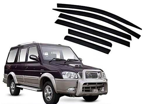 Image of CAR SAAZ Unbreakable Door Visor for Rhino (2008-2014)(Set of 6Pcs)