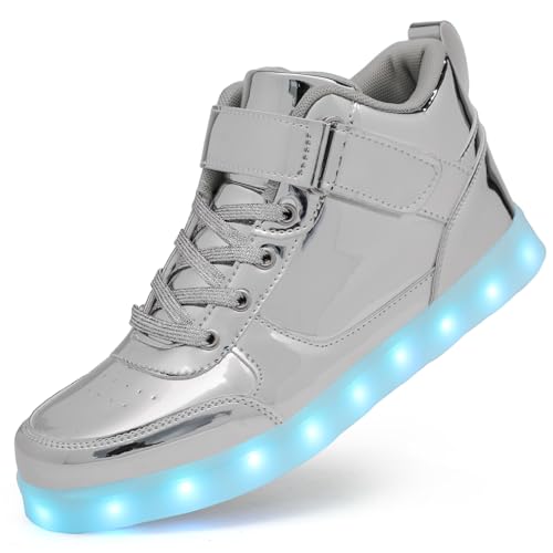 Chaussures montantes à LED rechargeables pour ne plus passer inaperçu