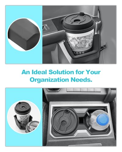 Image of CDEFG 3Pcs for 2025 2026 Toyota 4Runner Center Console Organizer Middle Console Storage Cup Holders for 2025 2026 Toyota 4Runner Accessories Rear Door Cup Holders