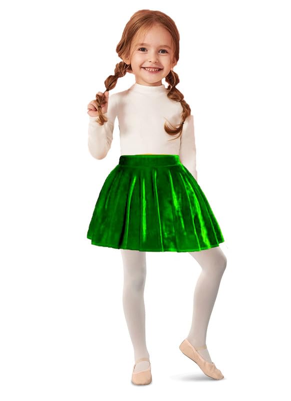 HIBA CREATIONS Baby Girl Green Velvet Skirt 3-6 Months - Image 2 thumbnail