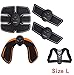 Produktbild KEECARLY Bauchmuskeltrainer EMS Muskelstimulator mit Körperhaltung Korrektor Abnehmen Maschine Fitness Fitnessgeräte Kit for Home Gym Arm-Bein-Massage (Color : L)
