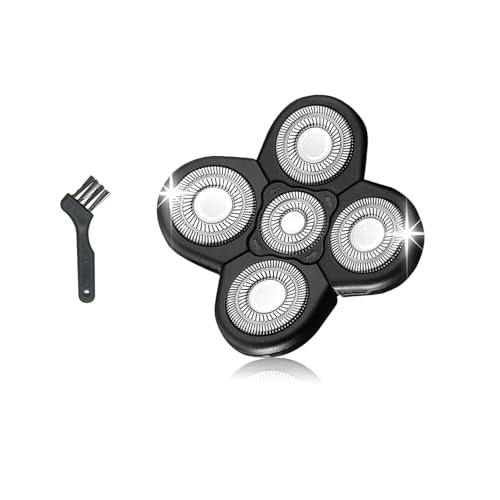 Lames de rasoir électrique 5D de rechange flexibles avec brosse de nettoyage incluse