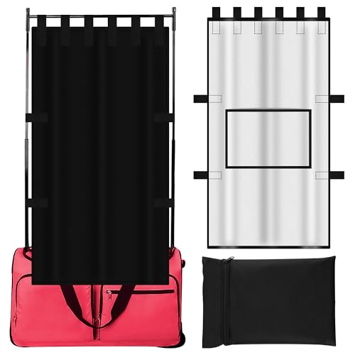 Coldairsoap Privacy Curtain for Dance Bag Suitcase Portable Changing Room Privacy Curtain with StorageBag, Competition Dance Bag Curtains for Dancer Backstage Accessories, Camping, Window Shades