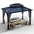 10X13 FT Outdoor Polycarbonate Hardtop Gazebo, Heavy Duty Double Roof Outdoor Gazebo with Netting and Sunshade Curtains, Aluminium Framed Gazebo for Patio, Terrace, Lawn and Deck, Grey