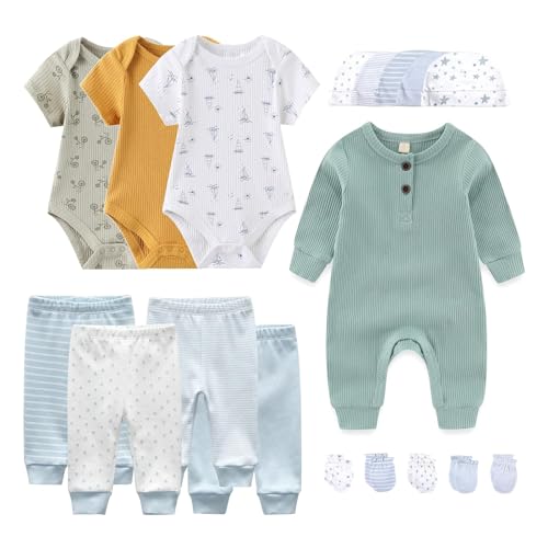 Image of JELYLOVE Unisex Baby boy girls' clothes & Accessories Newborn Outfits Set 18 Pieces Layette Set