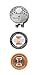Team Golf NCAA Illinois Fighting Illini Golf Cap Clip with 2 Removable Double-Sided Enamel Magnetic Ball Markers, Attaches Easily to Hats