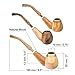 Set of 3 Tobacco Pipes – Handmade Wooden Unique 100% Natural