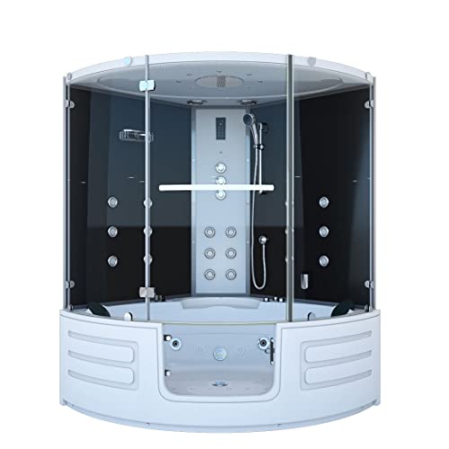 AcquaVapore Dampfdusche Whirlpool Dusche Duschkabine K70-SW-TH-ALL 150x150cm OHNE Zusatzoptionen