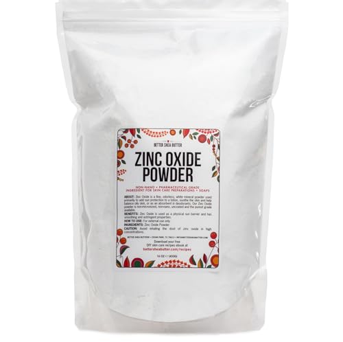 iReaLax Zinc Oxide Powder | 250g(8.82oz) Non Nano Uncoated Zinc Oxide Powder for Skin Protection, Skin Healing, Cosmetics Grade for DIY Sunscreen | lotions | Creams | serums | Deodorant