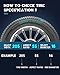 Nemtor Upgraded Snow Chains For Car,8 Pack Universal Emergency Anti Slip Tire Chains Snow Chain For Pickup Truck SUV,Thickened Manganese Steel Chain Use in Snow Ice Sand Mud (Tire Width 225-275mm)