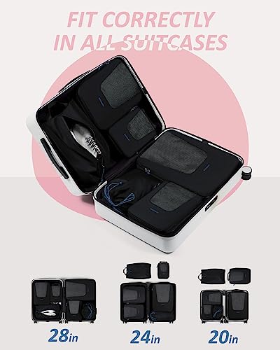 Image of Bagsmart Compression Packing Cubes, Travel Bag Cruise Ship Essentials