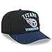 New Era Men's Black/Navy Tennessee Titans 2025 NFL Draft On Stage A-Frame 59FIFTY Fitted Hat