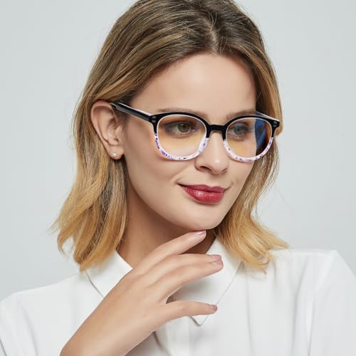 Image of SIGVAN 3 Pack Reading Glasses Spring Hinge Stylish Readers Black /Tortoise for Men and Women
