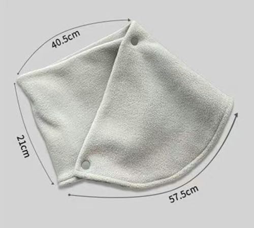 Solyinne Neck Warmer Scarf for Woman Thickened Warm Neck Gaiter with Two Buttons Riding Windproof Warm Scarf4