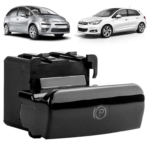 Bouton frein à main compatible pour C4, C4 Picasso 1, Grand Picasso 1, DS4 (2006-2019) commande électrique.Bbouton frein de parking | 470703