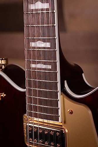 Gretsch G5422G-12 Electromatic Classic Hollow Body Double-Cut 12-String Guitar With Gold Hardware And Laurel Fingerboard (Right-Handed, Walnut Stain) #TOP5