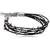 Lucky Brand Silver Leather Bracelet