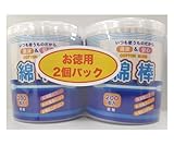 COCORO 紙軸白綿棒 200PX2コパック