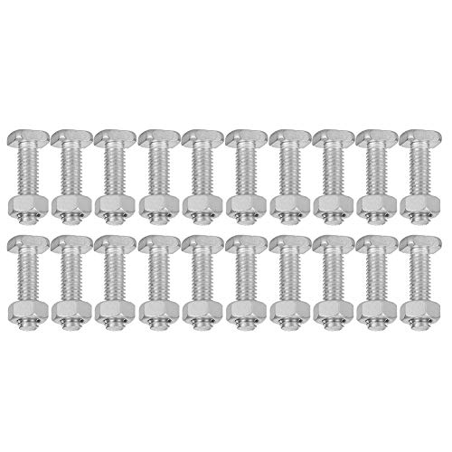 Nimomo 20 Set Hex Bolts and Nuts - Image 3