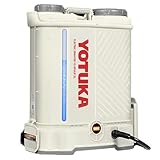 HAIGE(ハイガー) 電動噴霧器 背負い式 12L バッテリー式 ノズル6種付 かき混ぜ機能付き YS-EFULB12L ホワイト