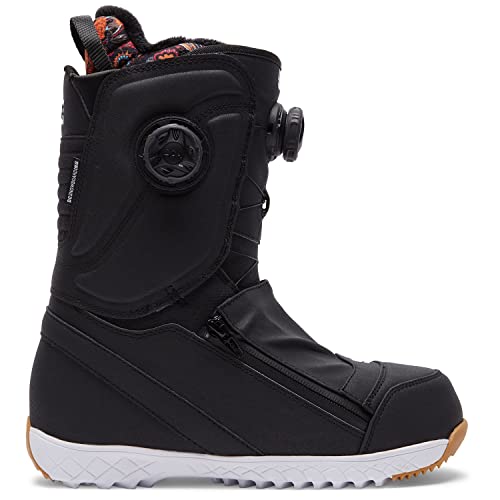DC Mora BOA Womens Snowboard Boots Black/White/Black 6
