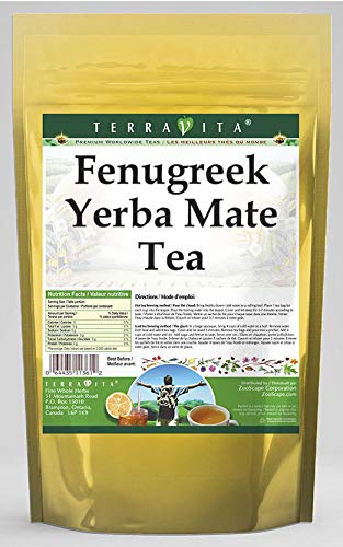 Té de yerba mate de alholva (25 bolsitas de té, ZIN 551641)