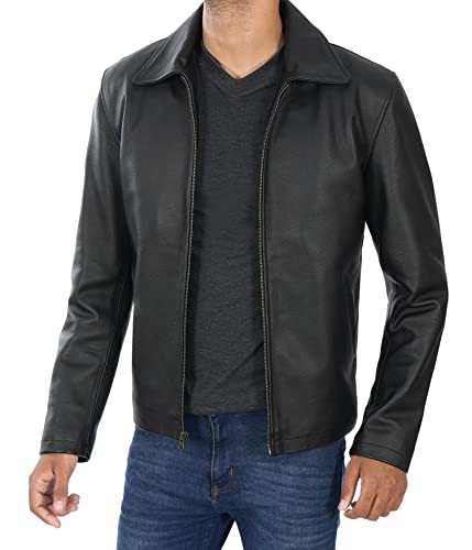 Decrum Leather Jacket Men - Casual Stylish Cowhide Leather Jackets for Men2