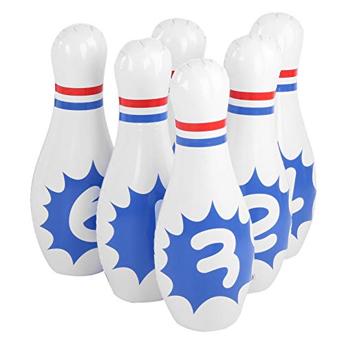 MOH Bowling-Set SL001‑39 Indoor-/Outdoor-Spiele Aufblasbares Bowling-Set für Kinder Erwachsene Lernspielzeug – Bild 8