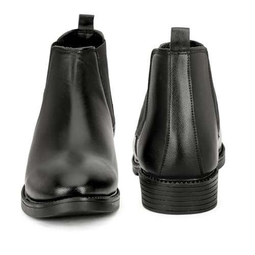 Image of Men's Chelsea Boots | Handcrafted | High Ankle Boot| Comfortable Formal Office & Casual Wear Shoes