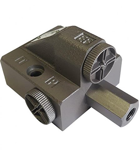Valvola prioritaria HMPVLS80_7B, 80 l/min, precarico a molla 7 bar, costruzione tubazioni