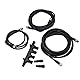 Tbest Ship Yacht Parts Marine Nmea 2000 Starter Kit Kabelstecker Terminierungskombination ABS Rostfrei Universal nmea 2000 starter kit