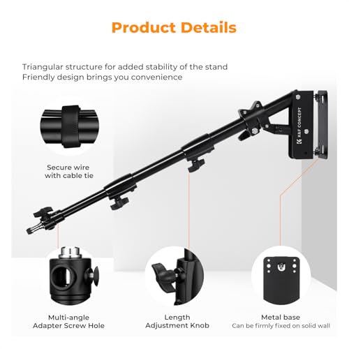 image for K&F CONCEPT K&F CONCEPT Wall Mount Boom Arm 39.4