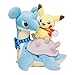 Pokemon Center Original Plush Doll Pikachu Riding in Lapras / Lokhlass