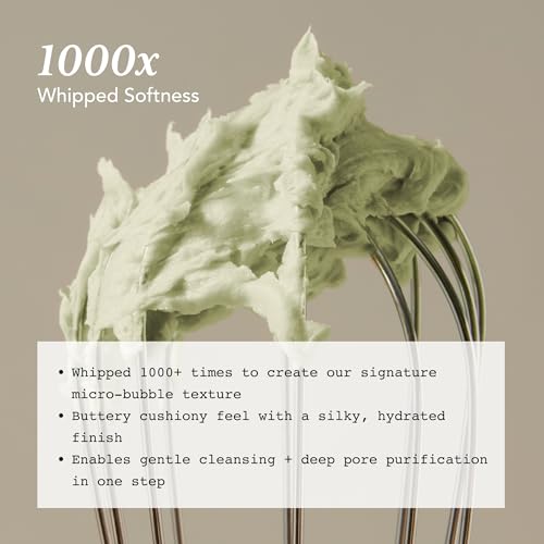 Image of Whipped Korean Skincare Face Wash, Doubles as a Face Mask, Mugwort Tea Tree, Deep Cleansing Vegan Facial Cleanser for Oily Skin and Pore Care with Matcha, Centella Asiatica, Niacinamide