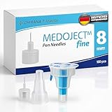 Sterile Einweg-Nadeln 30G (0,30mm x 8mm) - 100 Stück Mit Schutzfolie Für Labor, Industrie, Kosmetik, Lebensmittelherstellung, Epoxidharz, Parfüm, Schmierstoffe, Dichtstoffe