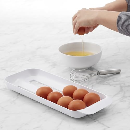 YouCopia FridgeView Rolling Egg Holder, BPA-Free Stackable Eggs Organizer with Removable Tray for Refrigerator Storage by YouCopia - Image 7