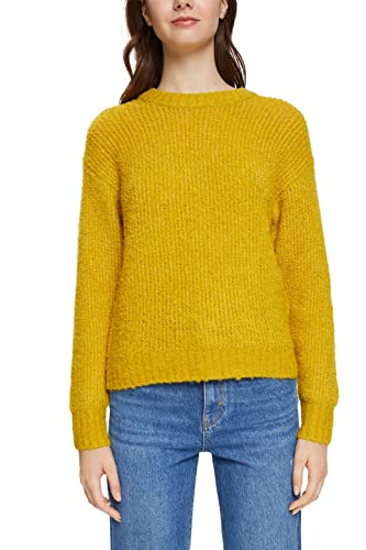 Preisvergleich Produktbild ESPRIT Damen 092ee1i303 Pullover, Dusty Yellow, S EU