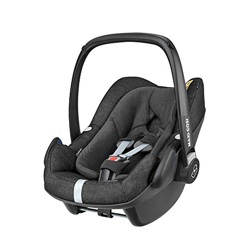 Maxi-Cosi Pebble Plus, Cosi i-Size pour Bébé, Siège Auto Groupe 0+, de 45 à 75 cm, 0 à 12 kg, Nomad Black (noir)